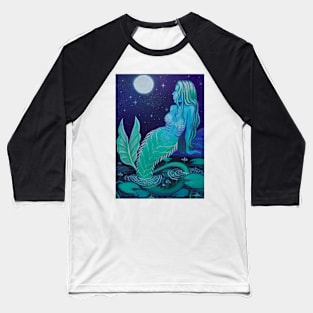 Moon Mermaid Baseball T-Shirt